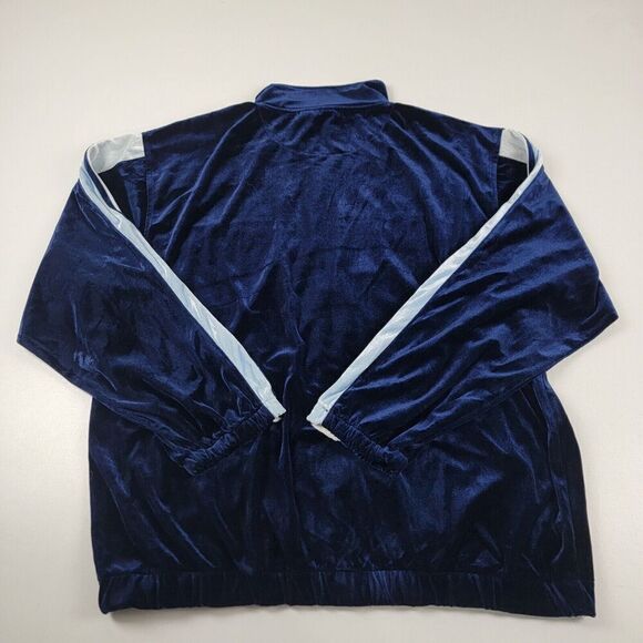 GODBODY Velour Track Jacket Mens 2XL Hip Hop Vintage Rap Full Zip Vtg 90s Y2k - Picture 8 of 9